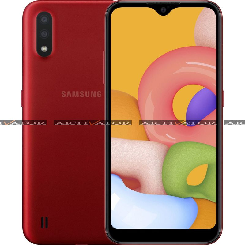 Смартфон Samsung Galaxy A01 16Gb (Red)